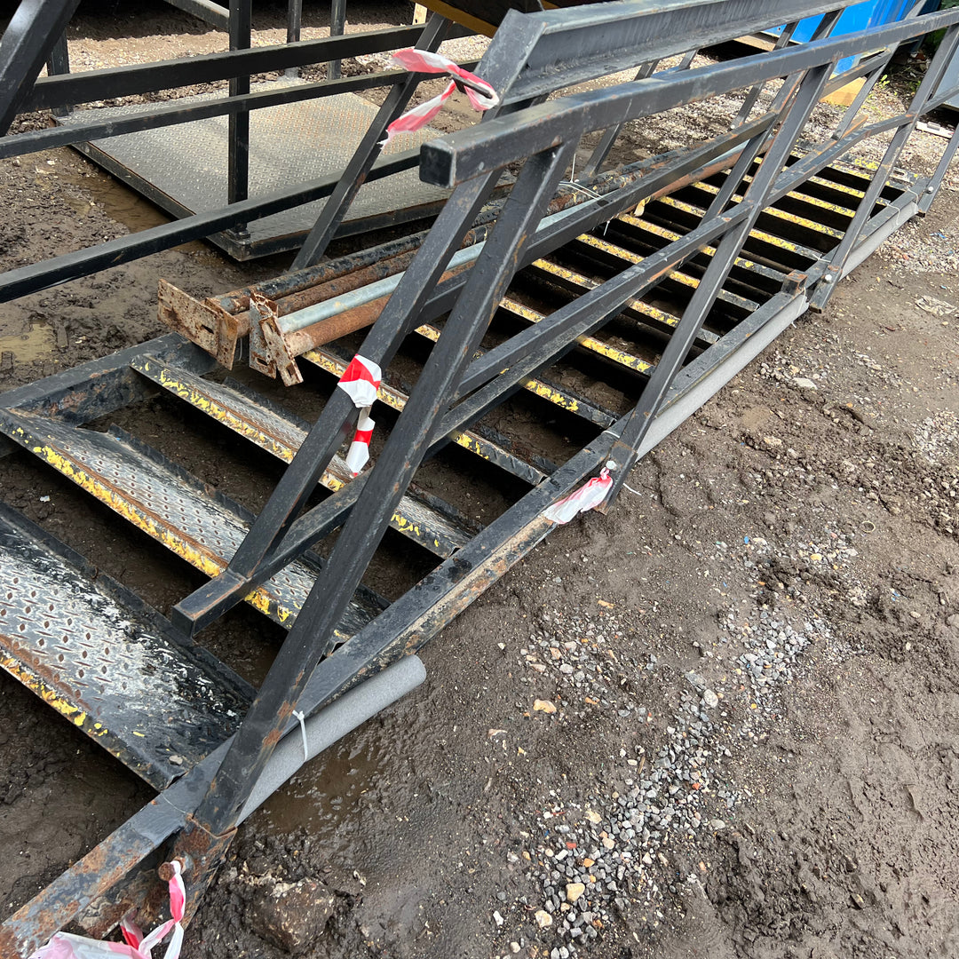 Staircase with Landing  for Cabins Stack and Building Site Set Ups- Unrefurbished | No S13U