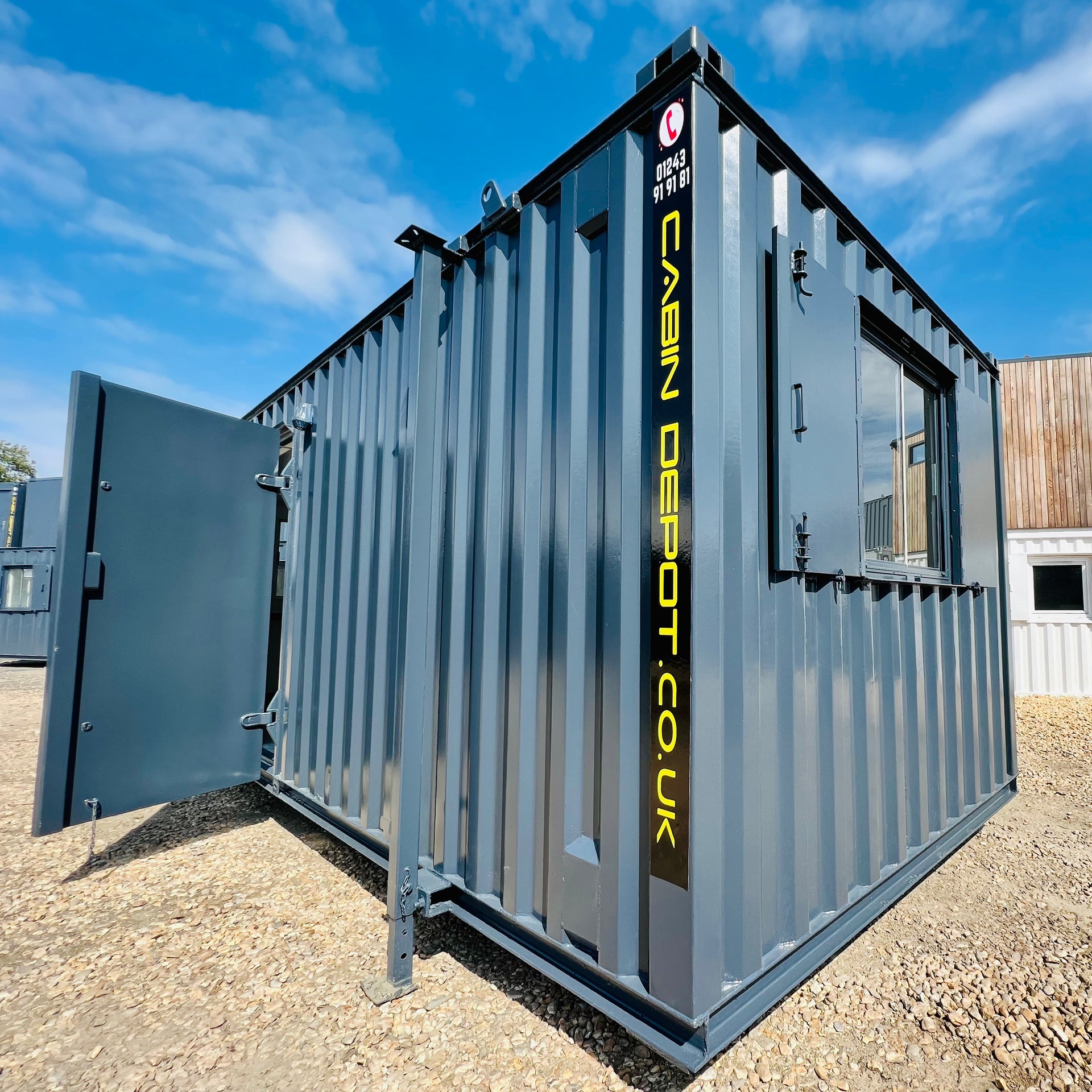 CUSTOM 24x9ft Cabin| Canteen/Office With New WC & New Kitchenette | Portable Building | No 724