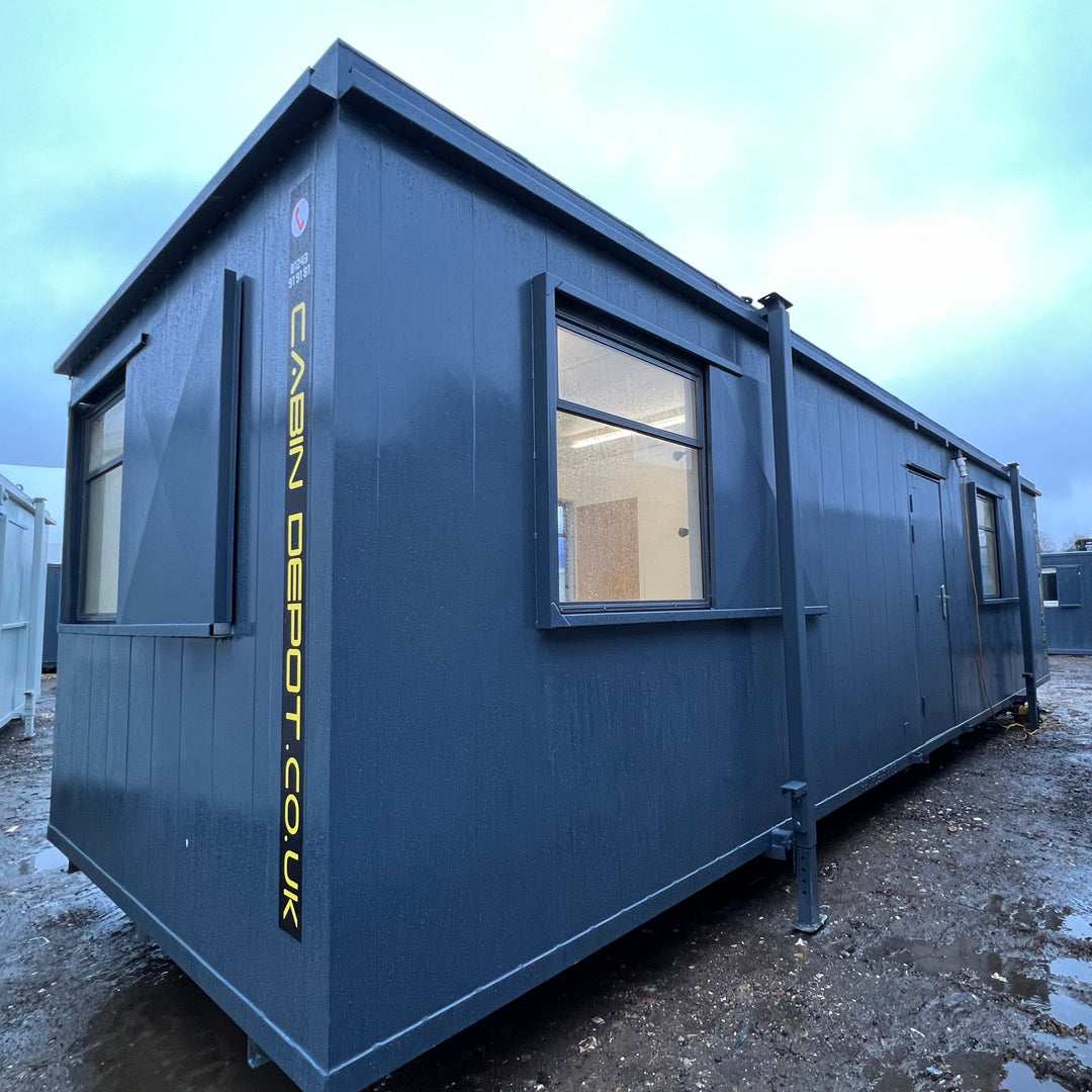 32x10 ft Cabin Custom | Office, Canteen & New WC / Shower Room | No 763