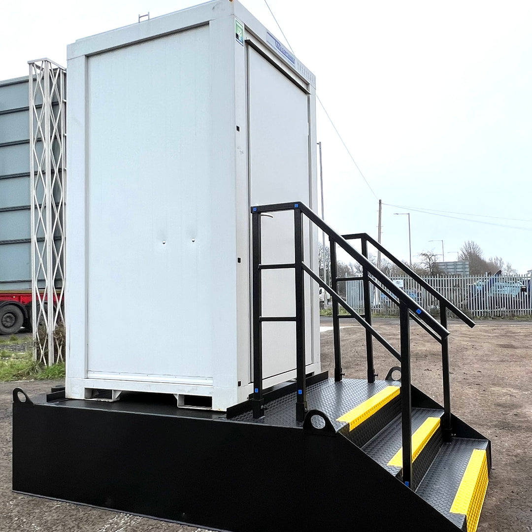 Single Toilet Block & Stepped Waste Tank | Brand New Bundle | Containex Toilet Blocks | No B1