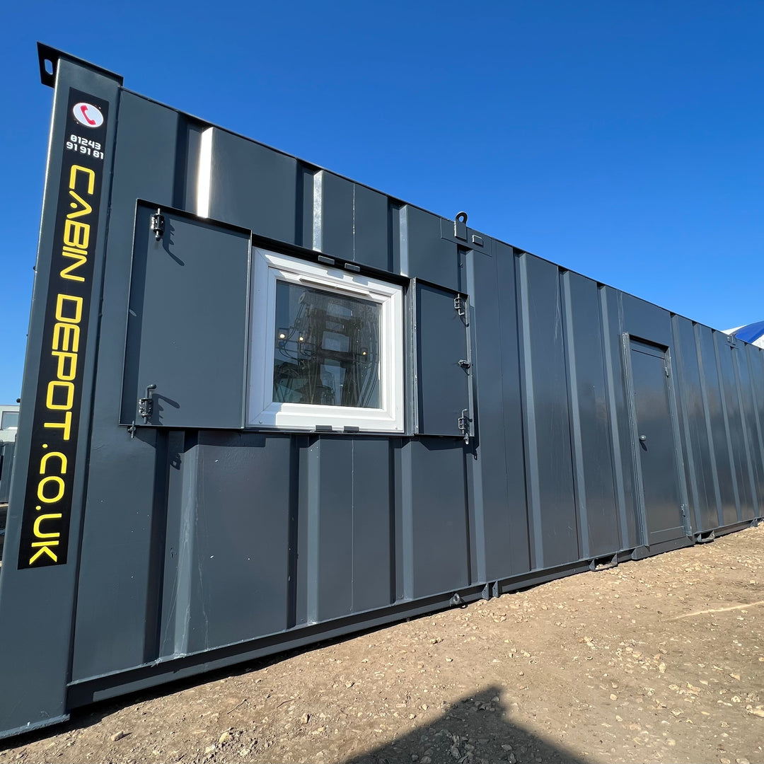 No 833 | 32x10ft Unit | Canteen / Office | With Kitchenette | Anti-Vandal Portable Building